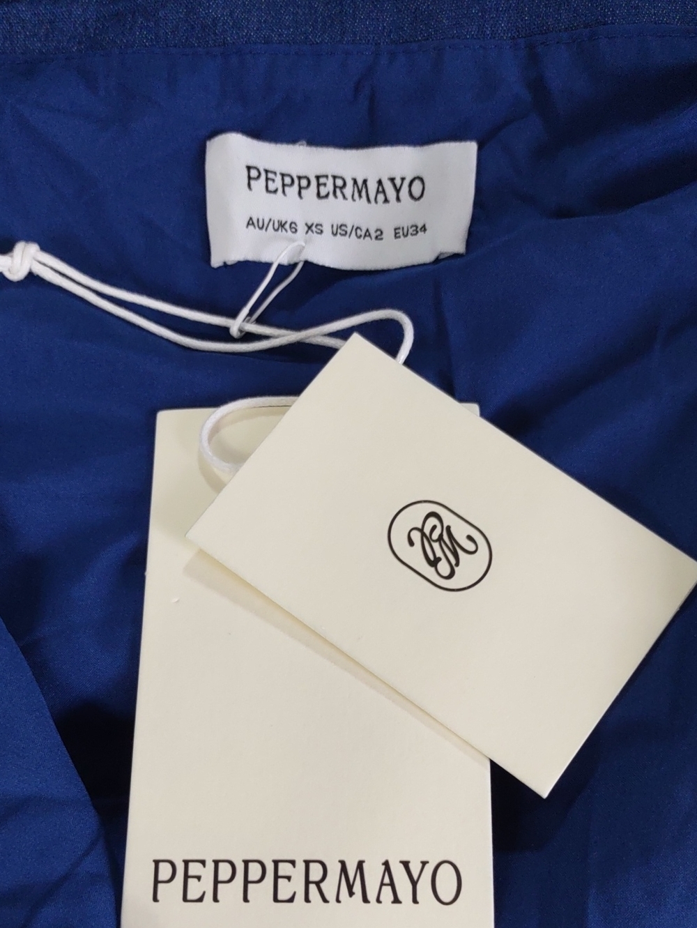 Peppermayo Size 2 Carmel Denim Maxi Dress - Picture 3 of 14